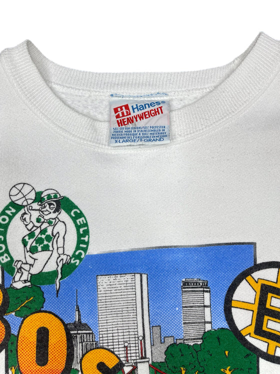90's boston home teams sweatshirt
