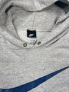 90's nike big swoosh hoodie