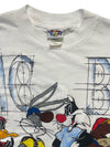 vtg 90's looney tunes basic blues tee