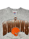 90's browns football sweatshirt