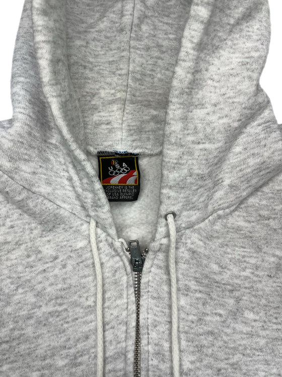 90's usa zip-up hoodie