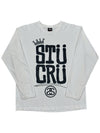 00's stussy stu cru l/s tee