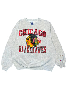  90's chicago blackhawks sweatshirt
