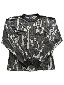  90's trebark camo l/s tee