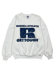  90's russell athletics "get tough" sweatshirt