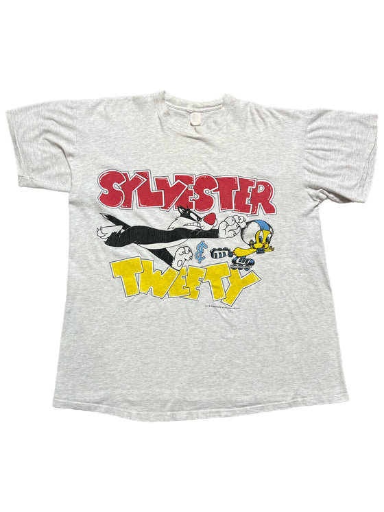 90's sylvester and tweety tee