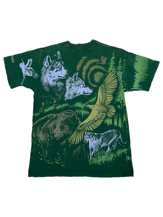90's california nature aop tee