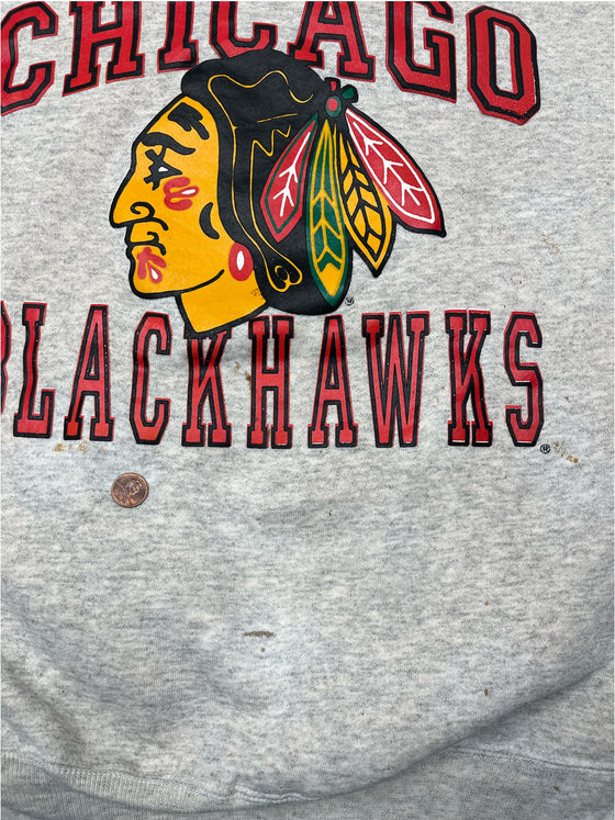 90's chicago blackhawks sweatshirt
