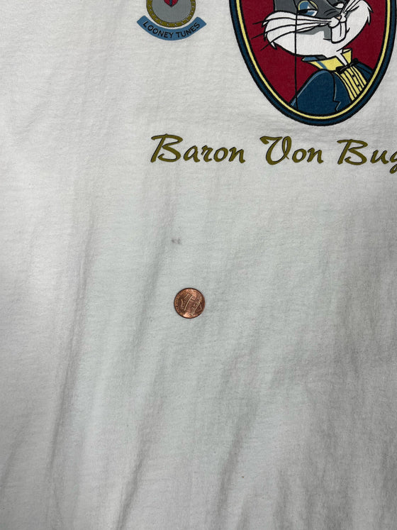 90's looney tunes baron von bugsdorf tee