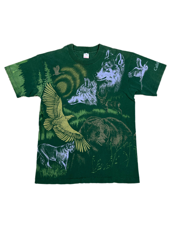 90's california nature aop tee