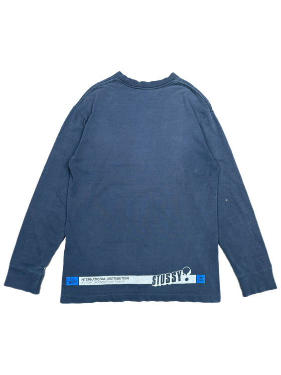 00's stussy l/s tee