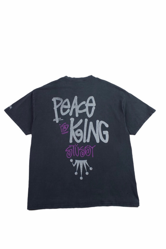 Vintage 2000s Peace Stussy tee