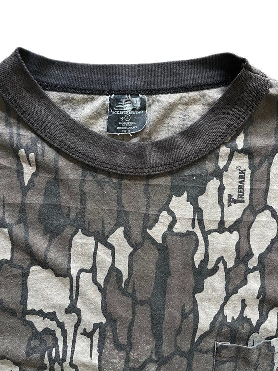 90's trebark camo l/s tee