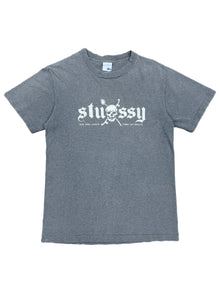  00's stussy skull tee