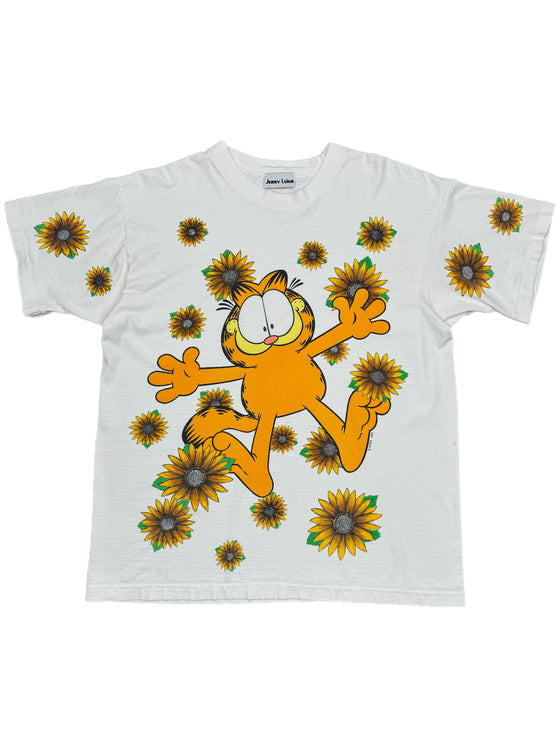 90's garfield sunflower tee