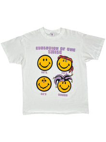 90's evolution of the smile tee