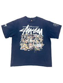  00's stussy comic tee