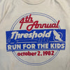 1982 4th Annual Threshold Run For The Kids Tee