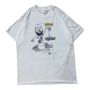 80s James Worthy New Balance Caricature Tee