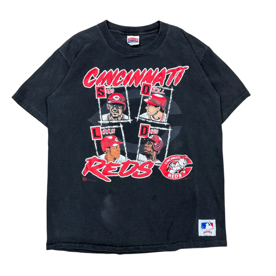 90's Cincinati Reds Baseball Player Tee