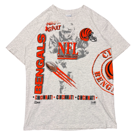 1991 NFL Bengals All Over Print Tee