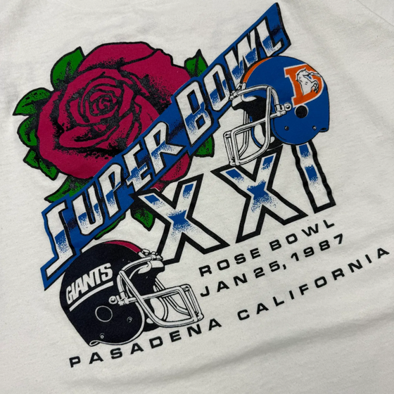 1987 Super Bowl Pasadena California Tee
