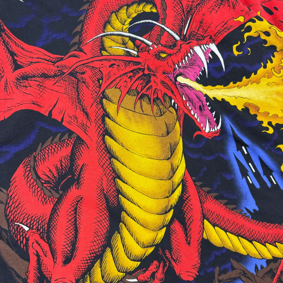 90's Liquid Blue Dragon Tee