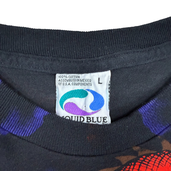 90's Liquid Blue Dragon Tee