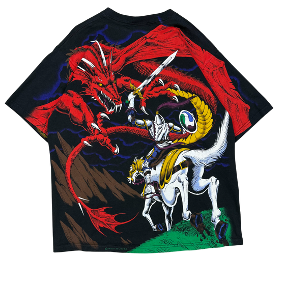 90's Liquid Blue Dragon Tee