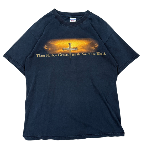 90's Three Nails A Cross the Sin of the World Tee