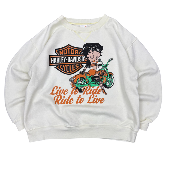 90’s Betty Boop Harley Crewneck