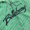 00’s Green Billabong Zip-Up Hoodie