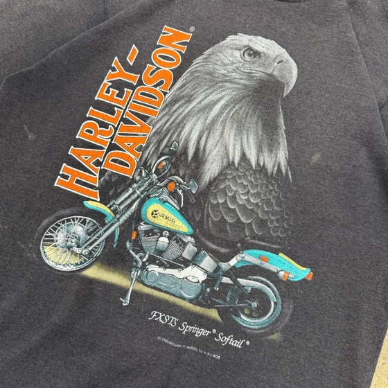 1991 3D Emblem Harley Davidson Tee