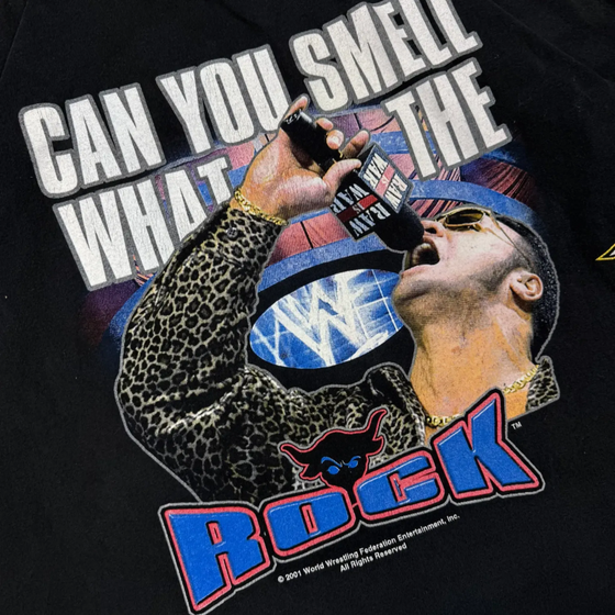 2000's Can you Smell what The Rock is Cooking WWF Tee