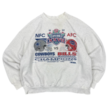  1992 Cowboys Bills Super Bowl Crewneck