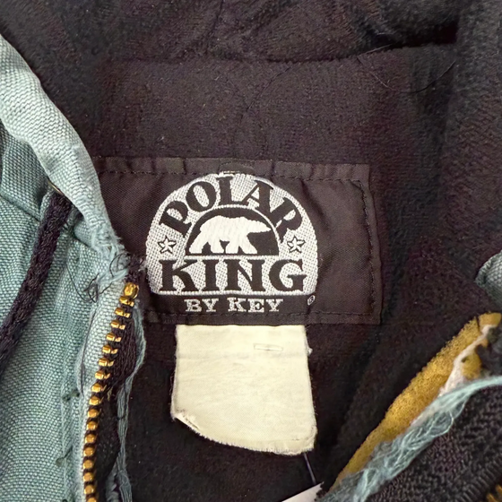 00's Polar King Heavy Hooded Zip Up Jacket