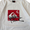 90s Quicksilver Red and White Graphic Tee