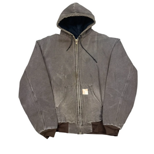 2001 Brown Carhartt Hooded Jacket