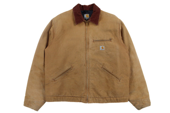 2000s carhartt detroit lined jacket