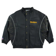  Vintage 90s pittsburgh starter leather jacket