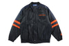 90s denver broncos starter leather jacket