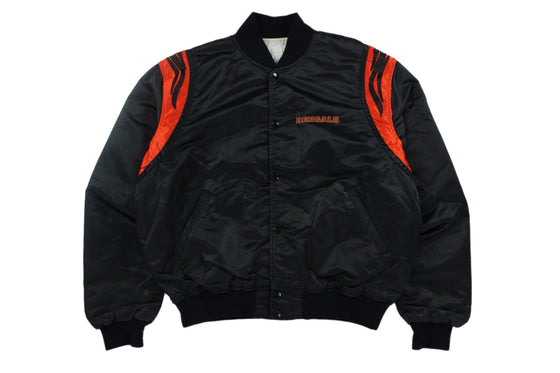 90s cincinnati bengals starter satin jacket