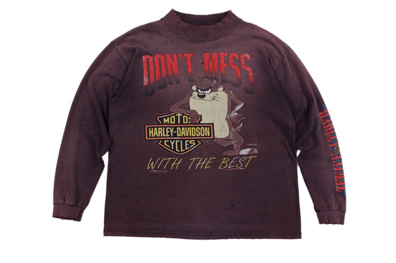90s Harley Davidson Taz L/S tee