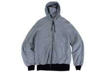  70s zip-up thermal lined hoodie