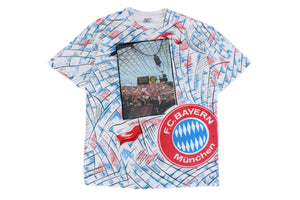 90s bayern munich big print tee