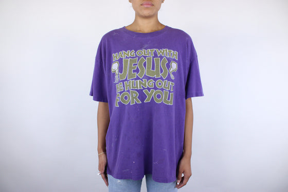 90's Hang Out With Jesus tee