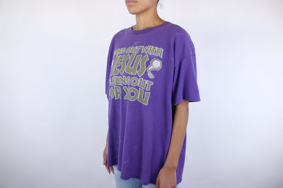 90's Hang Out With Jesus tee