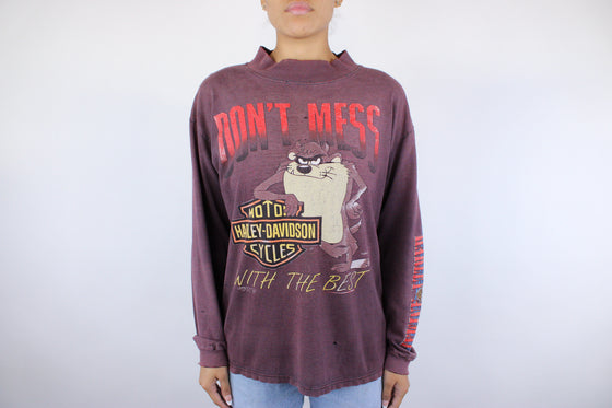 90s Harley Davidson Taz L/S tee