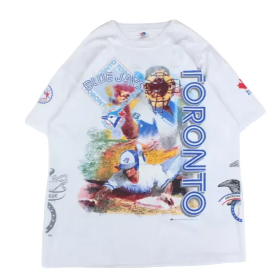 Vintage 1999 toronto blue jays aop tee