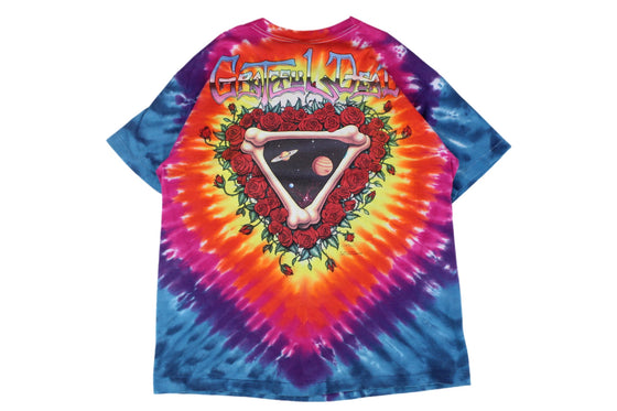 1992 grateful dead space your face tie dye tee